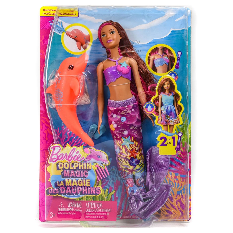 barbie doll with dolphin