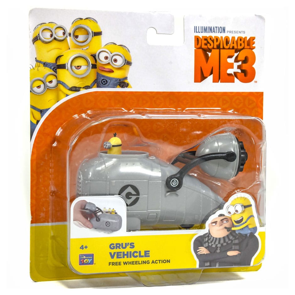 Despicable Me Gru S Vehicle With Minion Toy Figure