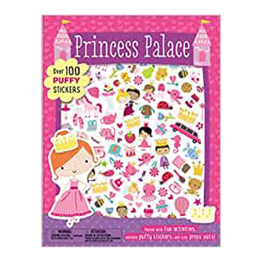 Princess Palace Puffy Sticker Activity Book Paperback | Samko & Miko Toy Warehouse