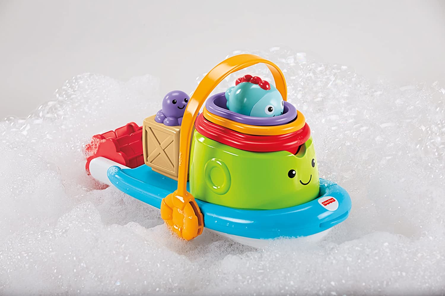FisherPrice Stackin' Tub Time Boat Bath Toy Samko